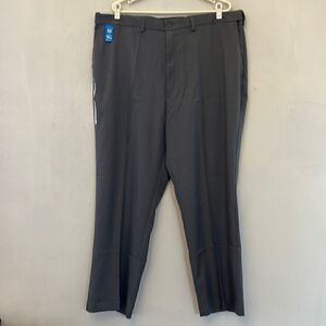 Haggar heather gray iron free classic fit pants Size 44W X 30L NWT
